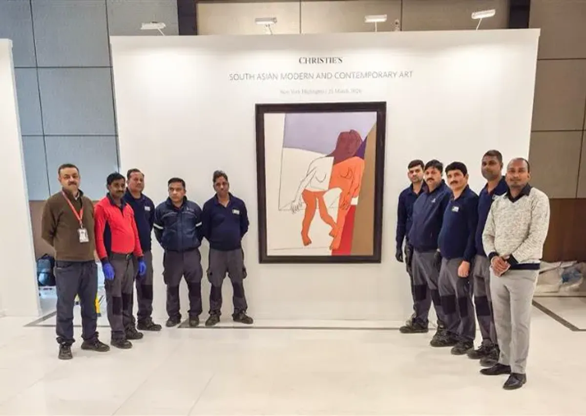 Cross-Continental Art Handling for Christie?s Preview - New Delhi