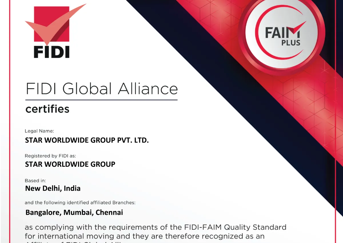 Highest Quality Standard for Relocation Excellence