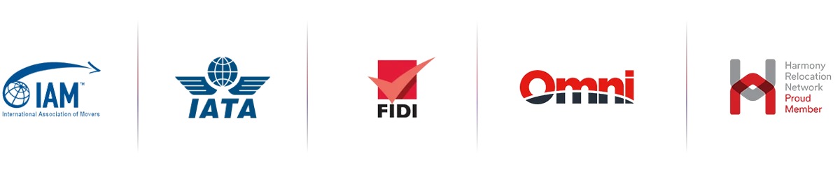 FIDI-FAIM and leading relocation network accreditation logos