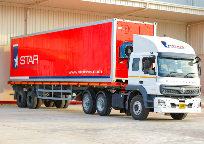 Fine art logistics truck