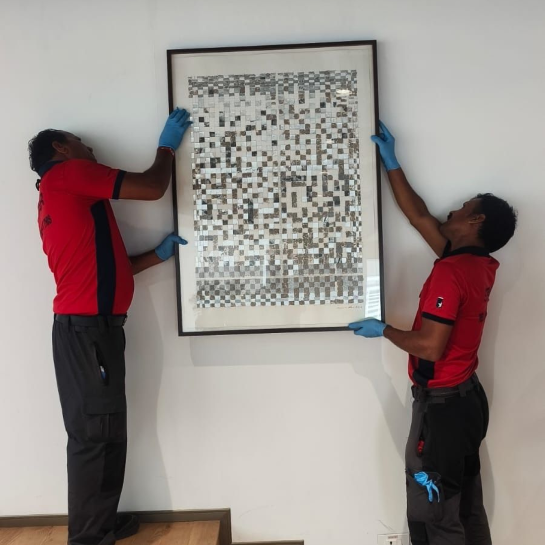 Seamless Multi-Floor Art Installation for Corporate Office