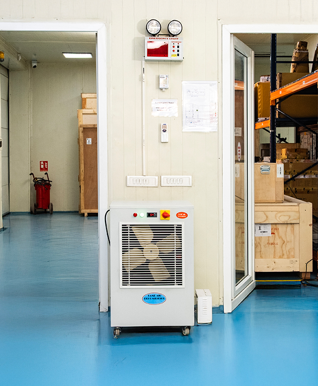 Temperature controlled warehouse